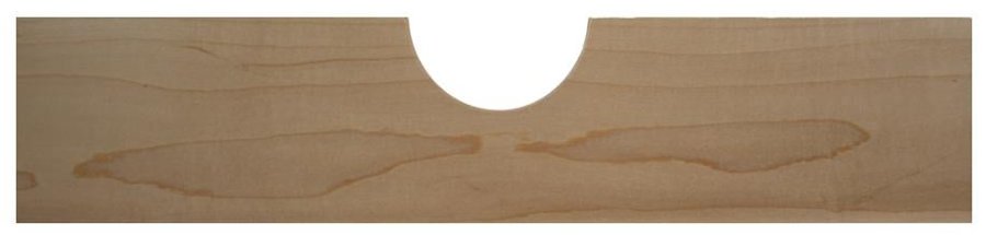 Circle Scoop Option: 4" x 2" drawer box